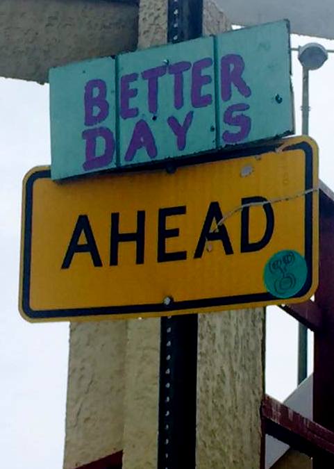 better ahead sign